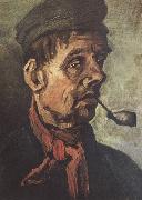 Vincent Van Gogh, Head of a Peasant with a Pipe (nn040
